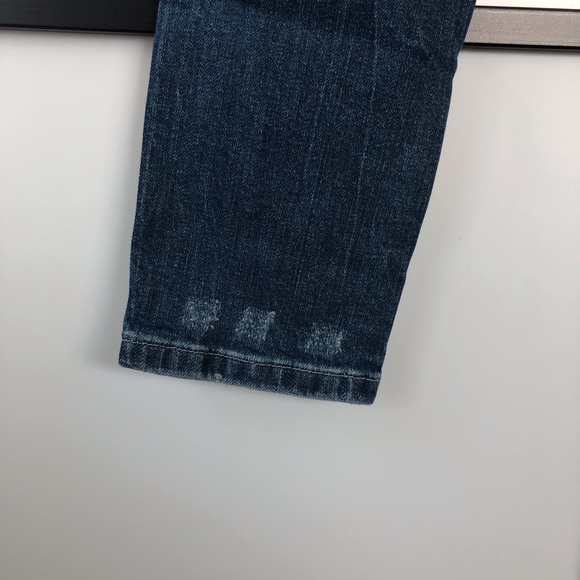 Zara Trafaluc dark wash distressed  jeans - Picture 14 of 15